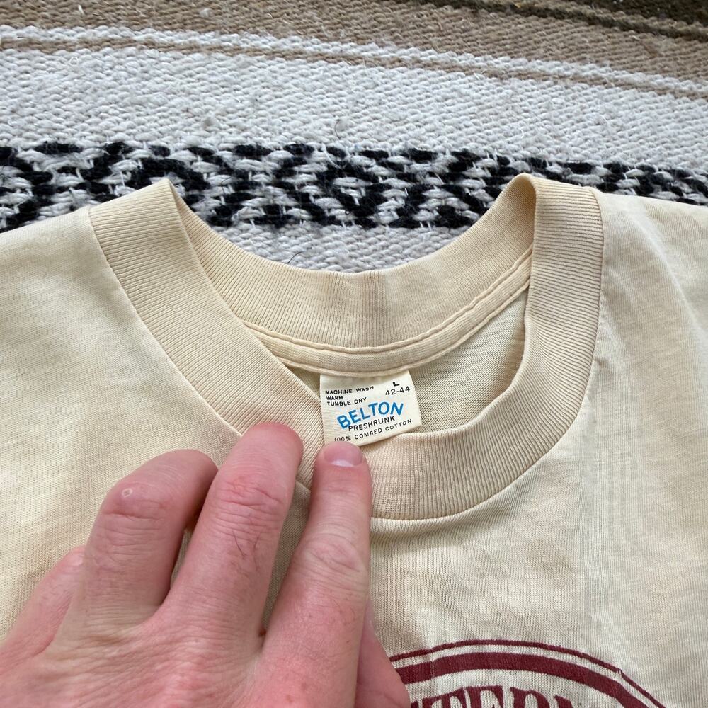 Vintage 1975 Pike Place Market Seattle Western Company Wine Merchants Shirt L - Picture 4 of 10